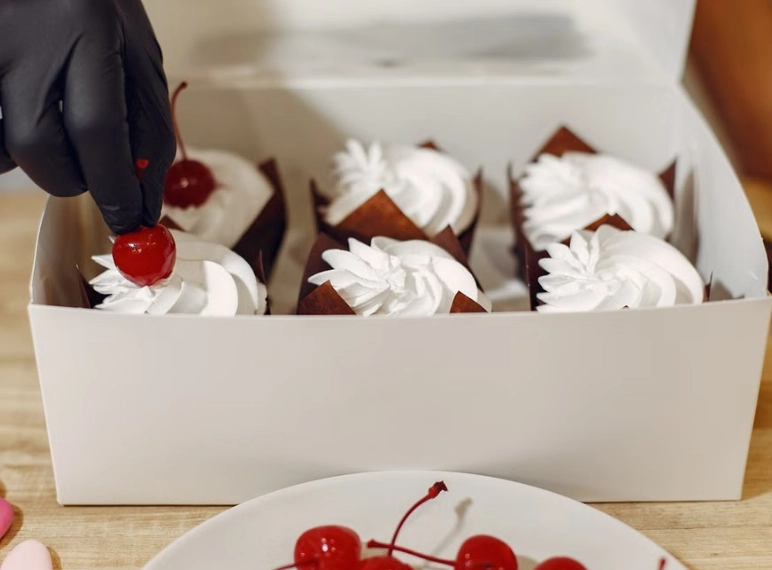 Caja para postres