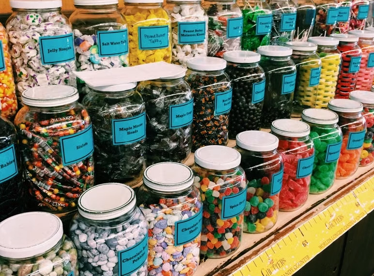 frascos de dulces